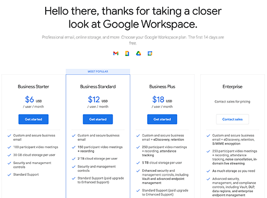 google-workspace-pricing