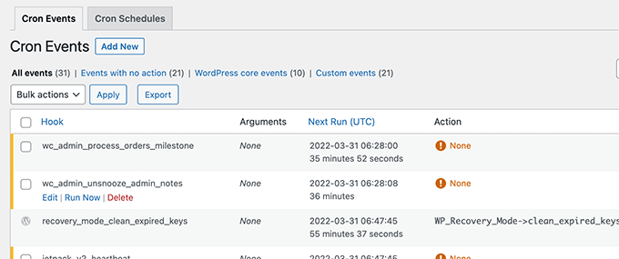 WordPress 定时控制