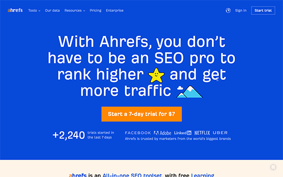 Ahrefs 网站