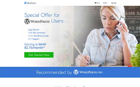 Bluehost WordPress 托管