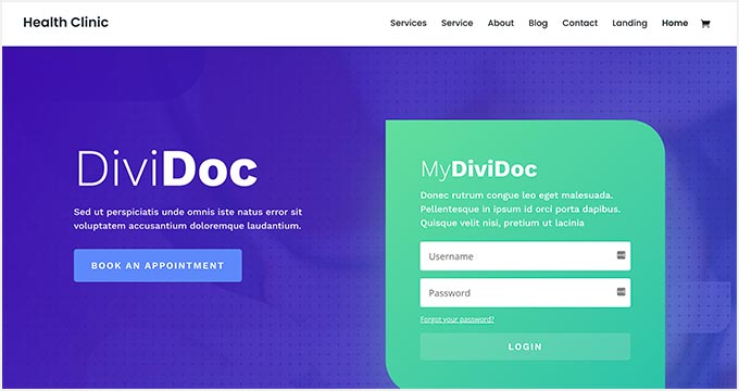 Divi 医疗主题