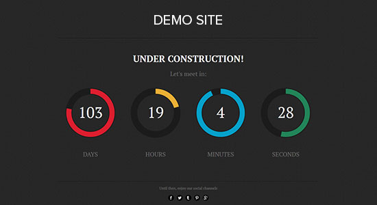 Countdown timer demo